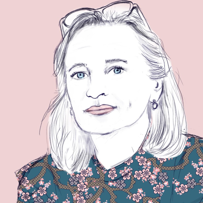 Portrait illustré de Korinne Frogerais